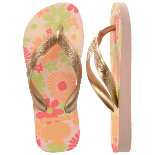 Chinelo Havaianas Infantil Flores - Image 5