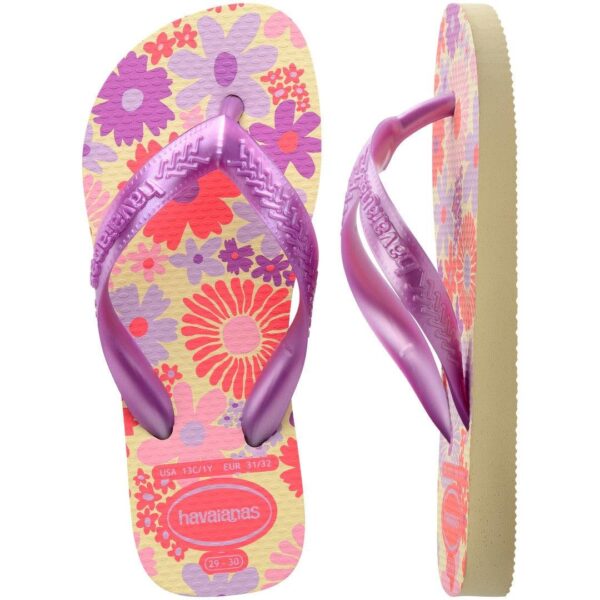 Chinelo Havaianas Infantil Flores - Image 5