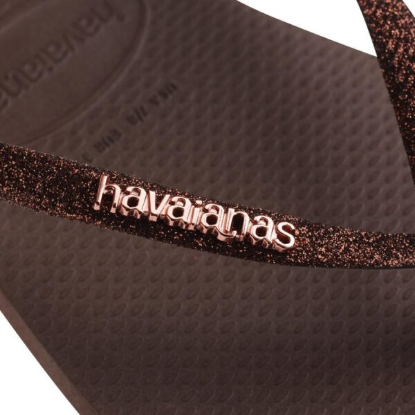 Chinelo Havaianas Slim Square Glitter - Image 6