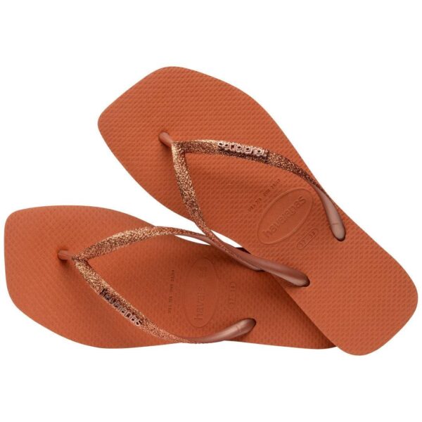 Chinelo Havaianas Slim Square Glitter - Image 4