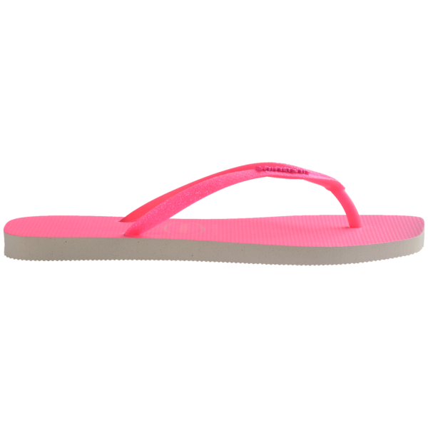Chinelo Havaianas Slim Square Glitter Neon - Image 3