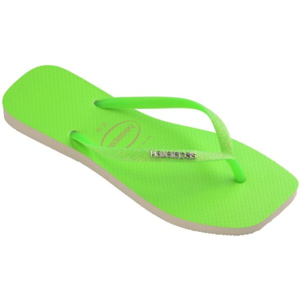 Chinelo Havaianas Slim Square Glitter Neon - Image 3