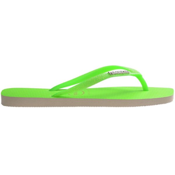 Chinelo Havaianas Slim Square Glitter Neon - Image 4