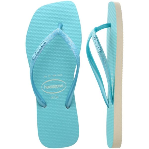 Chinelo Havaianas Slim Square Glitter Neon - Image 5