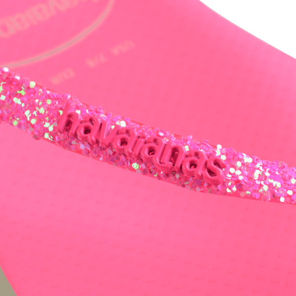 Chinelo Havaianas Slim Square Glitter Neon - Image 5