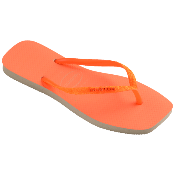 Chinelo Havaianas Slim Square Glitter Neon - Image 2