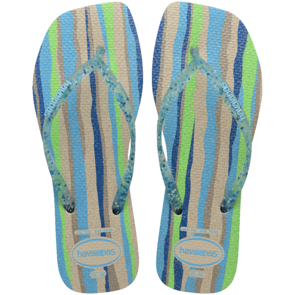 Chinelo Havaianas Slim Square Folia