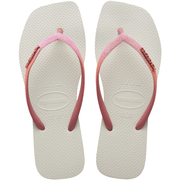 Chinelo Havaianas Slim Square Glitter Mix