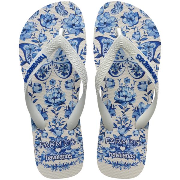 Chinelo Havaianas Farm Jardim de Porcelana